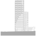 Edificio Manantiales / Izquierdo Lehmann Arquitectos South Elevation