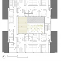 Residencia Y Centro De Día Para Disminuidos Psíquicos / Aldayjover Arquitectura y Paisaje Residencia Y Centro De Día Para Disminuidos Psíquicos / Aldayjover Arquitectura y Paisaje First Floor Plan