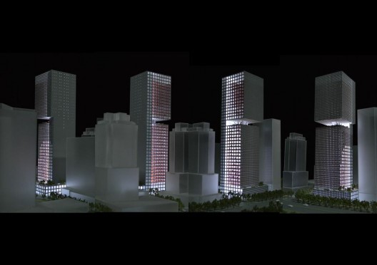 Rendering for OMA's Essence Financial Building. Image via Arpan Bakshi
