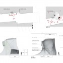 Tower of Colony Installation / Groundwork plan, elevation, and section