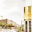 Speirs Locks Student Campus Proposal / Stallan-Brand view from Farnell Street