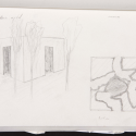 Vegetation Room Inhotim / Cristina Iglesias Sketch