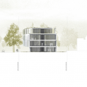 Asfinag Office Building / Peter Lorenz Ateliers Asfinag Office Building / Peter Lorenz Ateliers East Elevation