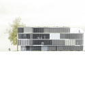 Asfinag Office Building / Peter Lorenz Ateliers Asfinag Office Building / Peter Lorenz Ateliers South Elevation