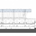 Toronto Union Station: Go Transit Roof Proposal / Zeidler Partnership Architects Toronto Union Station: Go Transit Roof Proposal / Zeidler Partnership Architects north-south section