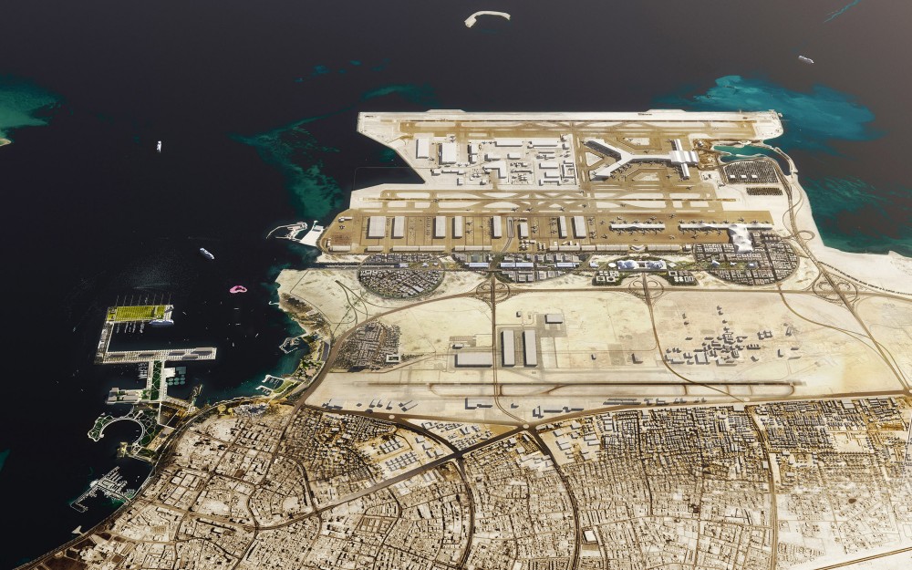 OMA Masterplans Airport City in Qatar