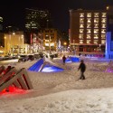 Iceberg / ATOMIC3 Courtesy of Martine Doyon, Montreal Quartier des Spectacles Partnership