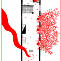 Ruin Academy / Marco Casagrande Ruin Academy / Marco Casagrande 4th floor Plan (Lounge)