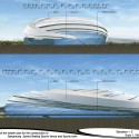 2018 Pyeongchang Speedskating Arena Proposal / Idea Image Institute of Architects elevations 01