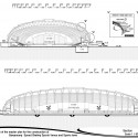 2018 Pyeongchang Speedskating Arena Proposal / Idea Image Institute of Architects sections