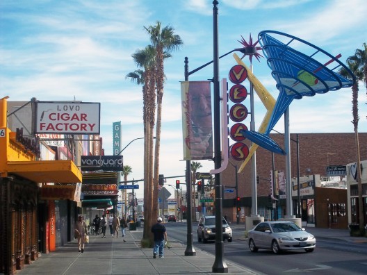 Downtown Las Vegas; Courtesy of Flickr user Time_Anchor