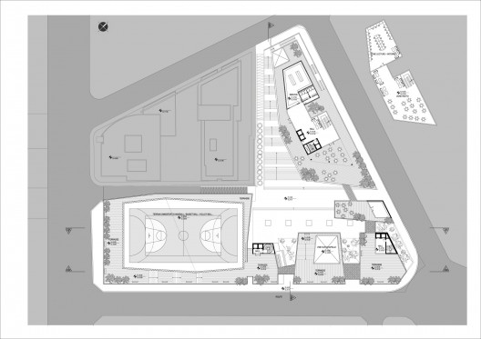 The Saint Joseph University Campus of Sports and Innovation - Plan. Image © 109 Architectes