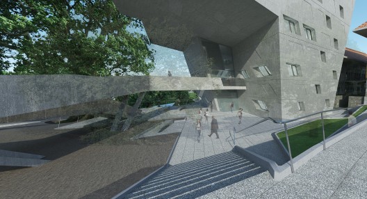 The Issam Faris Institute at the American University of Beirut's Historic Campus. Image © Zaha Hadid Architects.