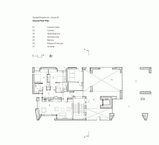 Student Housing Ground Floor Plan