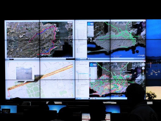 The Rio de Janeiro Control Center. Image Courtesy of IBM