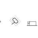 Performing Arts Studio of the National Theatre of Korea Second Prize Winning Proposal / Archiplan plan and section diagrams