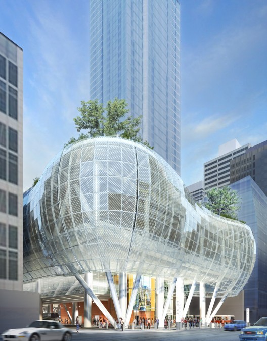 Transbay Transit Center Exterior; © Pelli Clarke Pelli / Transbay Joint Powers Authority