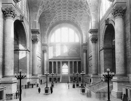 Penn Station in 1911. Image via Wikimedia Commons.