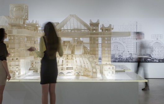 Installation view, Paolo Soleri: Mesa City to Arcosanti, on view at the Scottsdale Museum of Contemporary Art, 2013. Photo: Bill Timmerman