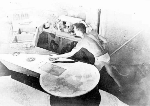 In the kitchen. Courtesy of Paolo Soleri