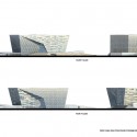 Hebei University Library Winning Proposal / Damian Donze (Tongji Architectural Design and Research Institute) elevations