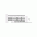 Police Headquarters / Juan Alberto Morillas Martín Police Headquarters / Juan Alberto Morillas Martín Elevation South West
