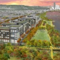 43rd St District View Back Towards Pittsburgh Courtesy of Sasaki Associates