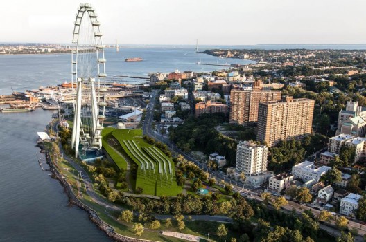 The New York Wheel - Eastern View / Courtesy of Trespa Design Centre