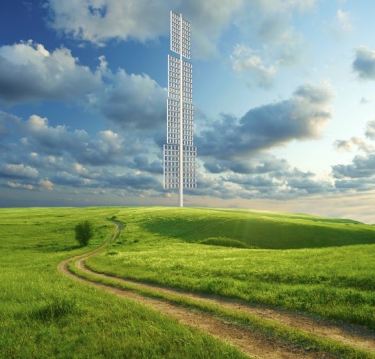 The panels could also be used as a stand-alone wind-farm; Courtesy of University of Wollongong