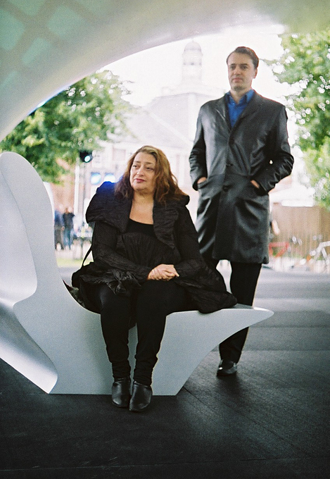 Zaha Hadid and Patrik Schumacher. Image © Sylvain Deleu www.sylvaindeleu.com