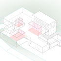 Tanatorio y Jardín en Pinoso / Cor & Asociados Axonometric