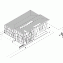 Edificio consistorial de Salamanca / Mario Carreño Zunino, Piera Sartori del Campo North East Isometric