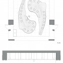 'MonsterScape' Exhibit / Hannat Architects 'MonsterScape' Exhibit / Hannat Architects plan and elevation