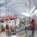 Elbbrücken Underground Station Winning Proposal / gmp Architekten Courtesy of gmp Architekten