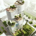 Housing Units in Nantes Winning Proposal / Hamonic + Masson Courtesy of Hamonic + Masson