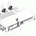 299 Soper Place / Barry J. Hobin + Associates Architects Inc Elevation South West