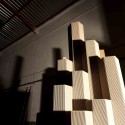 Corrugated Cardboard Pavillion / Miguel Arraiz + David Moreno © Noel Arraiz