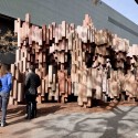 Corrugated Cardboard Pavillion / Miguel Arraiz + David Moreno © Noel Arraiz