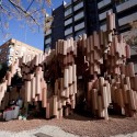 Corrugated Cardboard Pavillion / Miguel Arraiz + David Moreno © Noel Arraiz