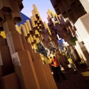 Corrugated Cardboard Pavillion / Miguel Arraiz + David Moreno © Noel Arraiz