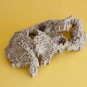 Corrugated Cardboard Pavillion / Miguel Arraiz + David Moreno © Noel Arraiz