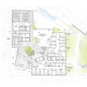 John and Frances Angelos Law Center / Behnisch Architekten + Ayers Saint Gross Ground Level; Courtesy of Behnisch Architekten