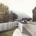 Château of Chillon Restaurant & Boutique Competition Entry / Mauro Turin Architectes Courtesy of Mauro Turin Architectes