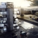'BS25' Silos - Diving and Indoor Skydiving Center Proposal / Moko Architects 'BS25' Silos - Diving and Indoor Skydiving Center Proposal / Moko Architects Courtesy of Moko Architects