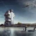 'BS25' Silos - Diving and Indoor Skydiving Center Proposal / Moko Architects 'BS25' Silos - Diving and Indoor Skydiving Center Proposal / Moko Architects Courtesy of Moko Architects