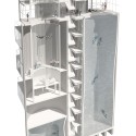 'BS25' Silos - Diving and Indoor Skydiving Center Proposal / Moko Architects 'BS25' Silos - Diving and Indoor Skydiving Center Proposal / Moko Architects section 01