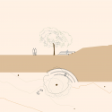 Pabellones de “Els Turons de Les Tres Creus”  / Toni Girones Section + Plan