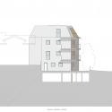 GI Multi-family Housing / Burnazzi Feltrin Architects Elevation