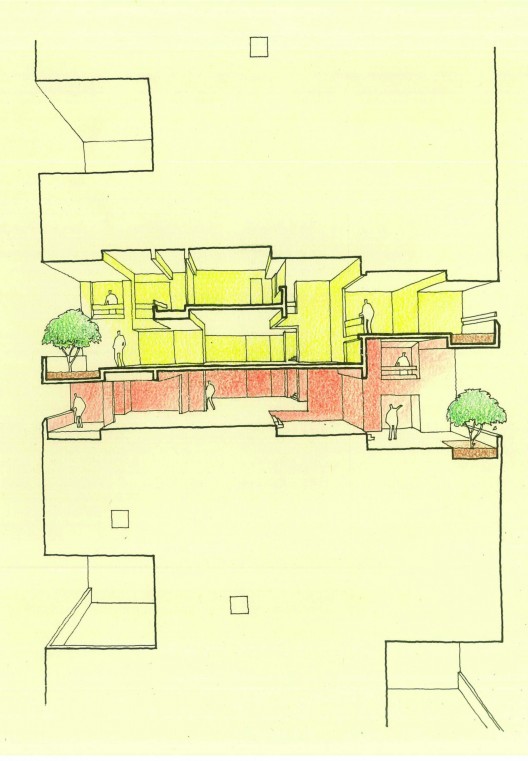 Kanchanjunga Apartments © Charles Correa Associates