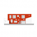 ADR18 Housing / LPzR architetti associati Elevation